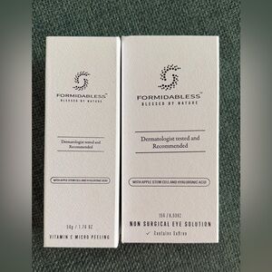 Formidabless Powered by Nature Vitamin C Peeling + Eye Solution Stem Cells NEW